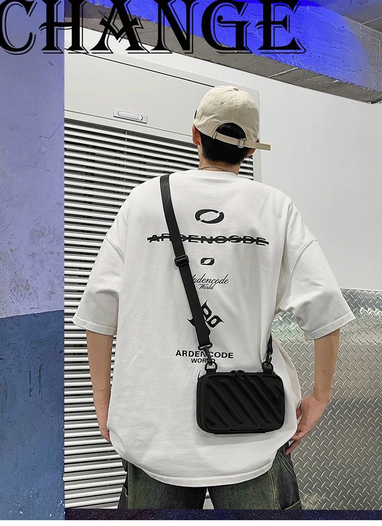 2025 New Men's Bag Fashion Trend Shoulder Bag High Quality Design Crossbody Bag PU Light Luxury Handbags ????? HOT SALE