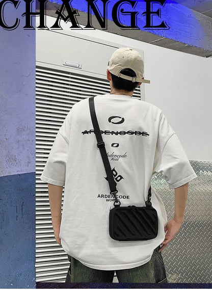 2025 New Men's Bag Fashion Trend Shoulder Bag High Quality Design Crossbody Bag PU Light Luxury Handbags ????? HOT SALE