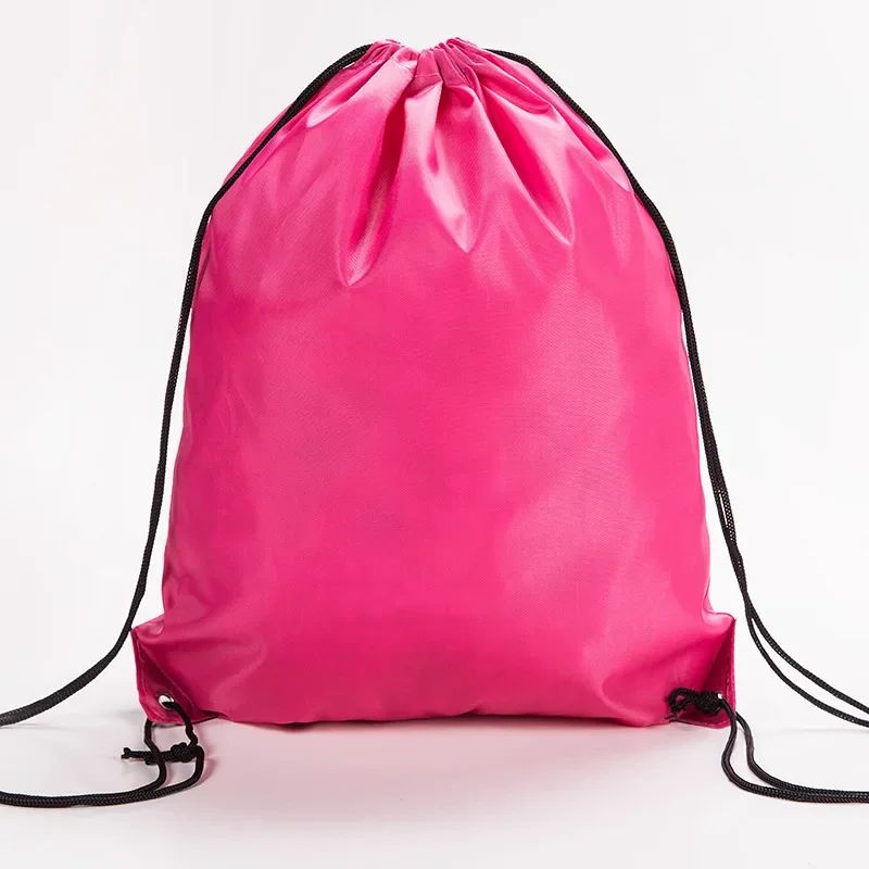 Mochila Dobrável Esportiva para Viagem ao Ar Livre Bolsa Portátil Impermeável para Natação Praia Acampamento Mochila de Cordão Bolsas de Nylon Diárias