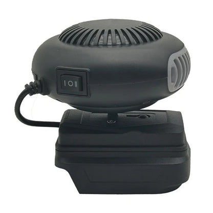 Portable Li-ion Battery Power Air Heater Blower Fan Heater Hot&Cold Wind Dual Mode for Makita for Bosch for DeWalt for Milwaukee