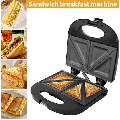 Máquina de Waffle Elétrica Profissional Utensílios de Cozinha Multifuncional Café da Manhã Máquina de Waffles Panela Antiaderente de Ferro
