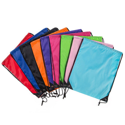 Mochila Dobrável Esportiva para Viagem ao Ar Livre Bolsa Portátil Impermeável para Natação Praia Acampamento Mochila de Cordão Bolsas de Nylon Diárias