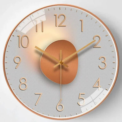 Originality Wall Clock Silent Non-Ticking Battery Operated Wall-mounted Clock Living Room Bedroom Kitchen Office Classroom