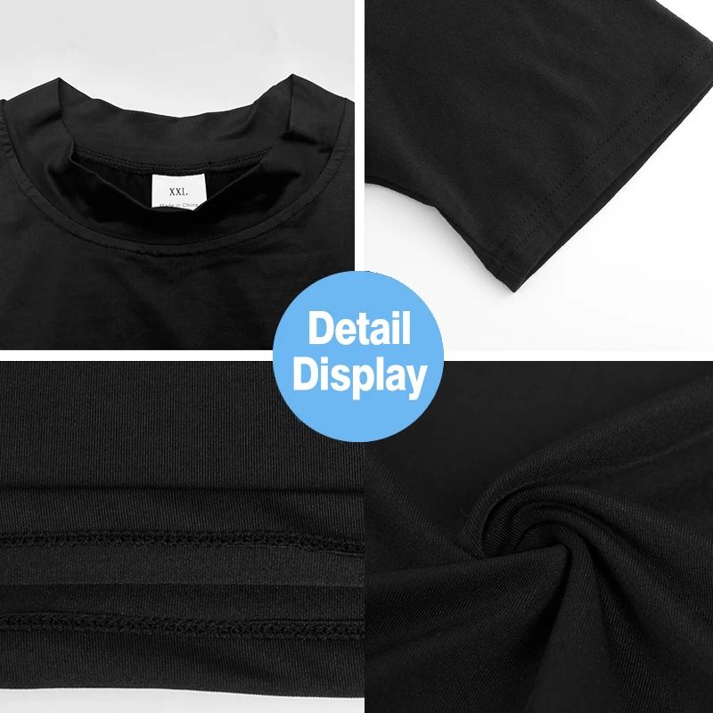 Training Exercise Sleeveless T-shirts Men Fitness Running Vests Turtleneck Elastic Quick Dry Compression Shirt Gym Tank Tops