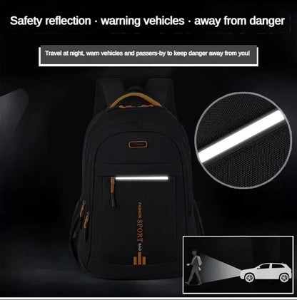 Men's Backpack Oxford Business Computer Bag Waterproof Backpack Leisure Travel Backpack High School Student Backpack For Man