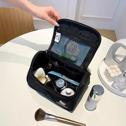 Hello Kittys Cosmetic Bag Cute Cosmetic Bag Girl Portable Large Capacity Travel Wash Up Skin Care Products Storage Bag