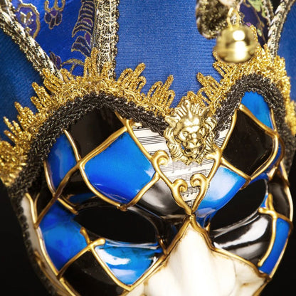 Venetian Comedy Mask Exquisite Decoration Jester Masks