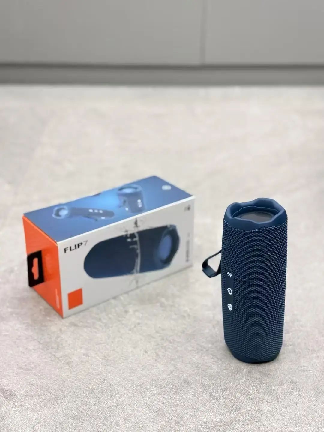 Caixa de Som Bluetooth Portátil Flip 7 Bass Vermelha Wireless IPX7 À Prova D'água TWS Sistema de Som Music Box