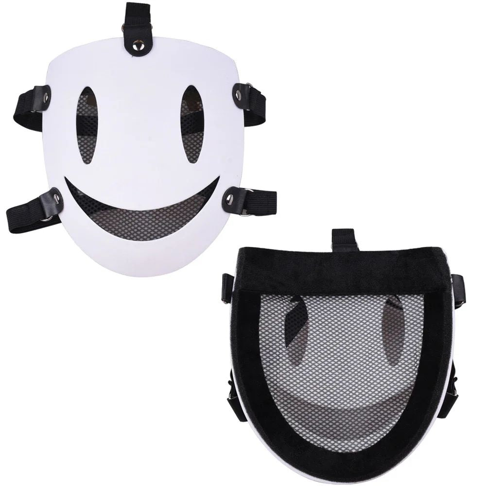 Anime High Rise Invasion Sniper Cosplay Mask Tenkuu Shinpan White Masks Japanese Samurai Costume Props For Carnival Party