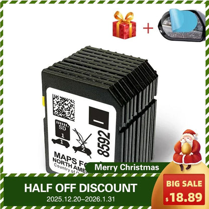 SD Card North America 2023 for Chevrolet GMC Car Navigation System GM 8561-8592 Sat Nav Maps 32GB Free Anti Fog Flim