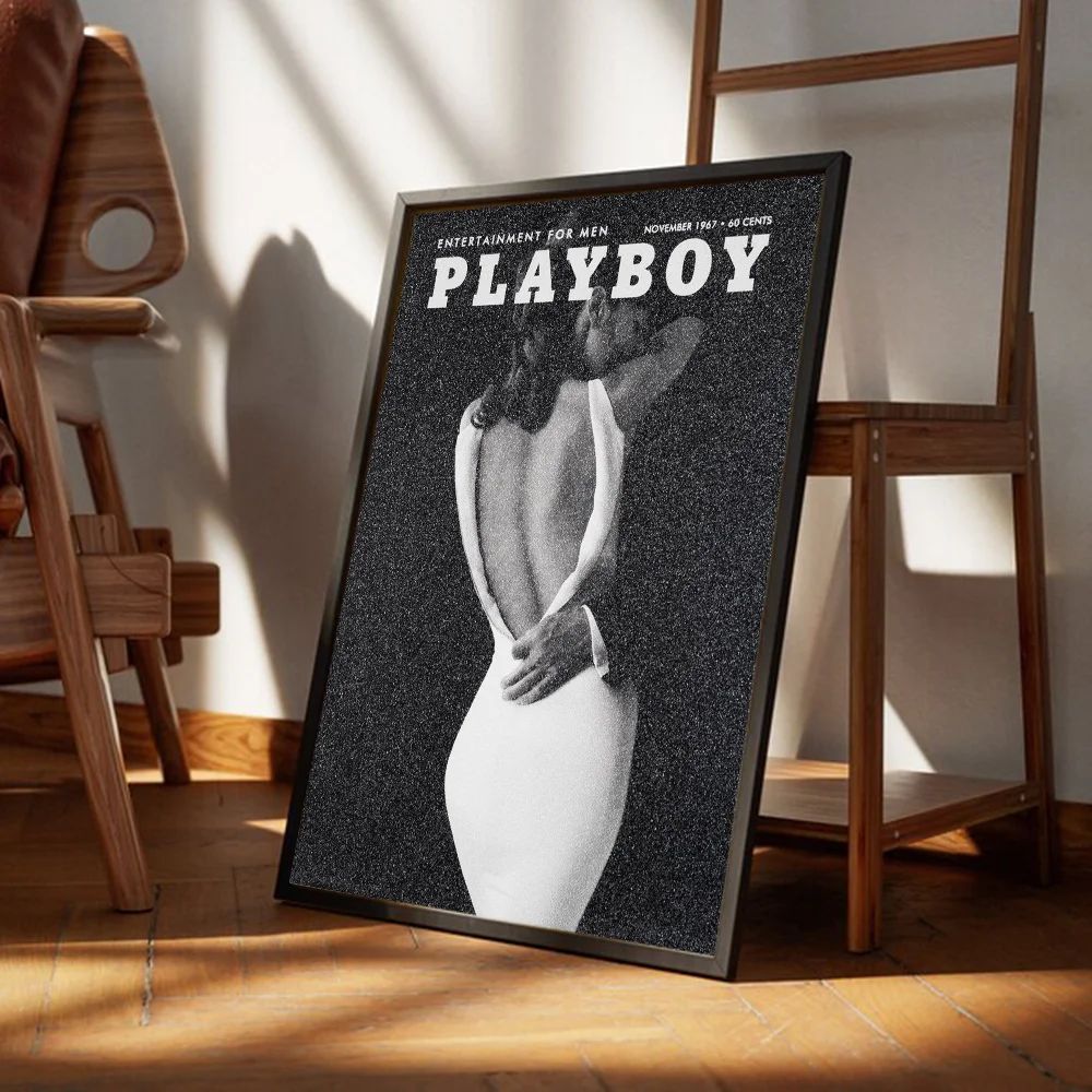 Sexy Female Celebrities Magazine Playboy Canvas Painting Poster HD Quality Poster Wall Art Painting Study Room Wall Decor