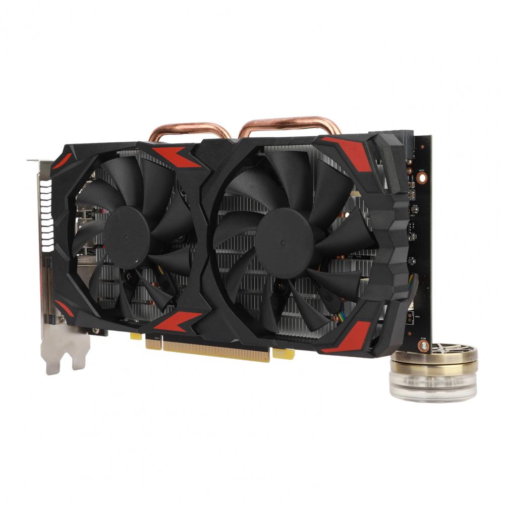RX580 8G 256Bit Graphics Card GDDR5 Memory Video Gaming Card Dual Cooling Fan PCIE3 0x16 for Desktop Computer Card