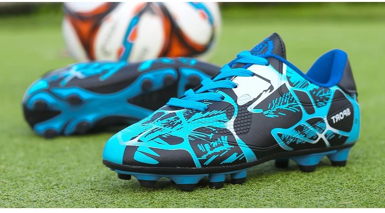 Professional Kids Soccer Shoes Men Original Football Shoes Indoor Society Cleats Football Field Boots TF/AG Fast Match Sneaker