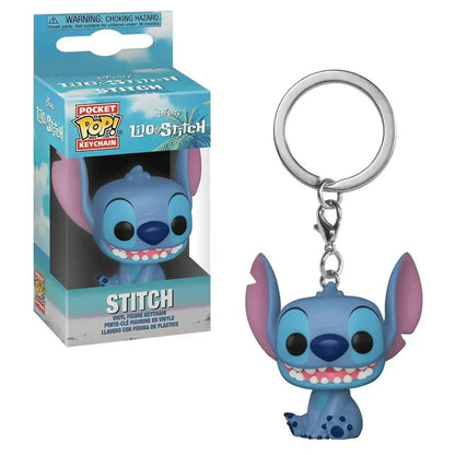 Chaveiros Funko POP 2025 Dragon Ball Star Wars Homem Aranha Attack on Titan Levi Boneco STITCH Rick Kurama Todoroki