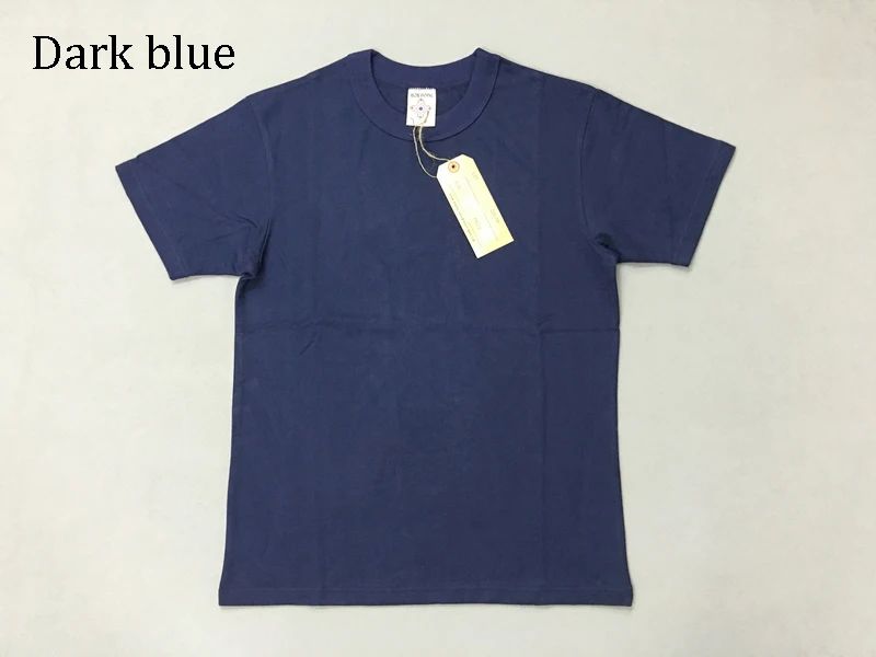 BOB DONG 300gr Basic Tee Shirts Summer Heavyweight Cotton Men's Plain T-Shirts