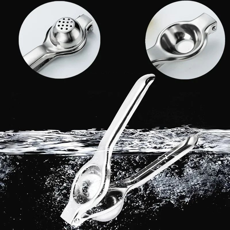 Espremedor Manual de Aço Inoxidável Processador de Suco Espremedor de Limão Laranja Frutas Doméstico Pegador de Limão Acessórios de Cozinha para Prensagem de Frutas