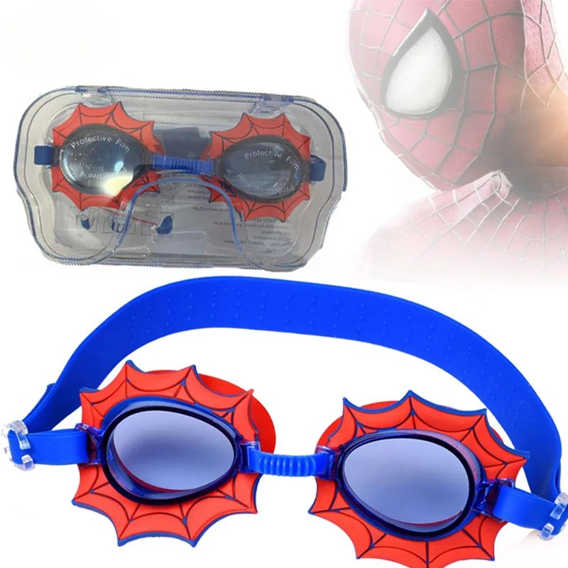 Marvel Spiderman Children Cute Cartoon Silicone Glasses for Boys Girls Spider-man Cosplay Glasses Kids Birthday Gift Toy