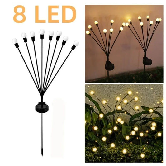 Solar Lights Outdoor LED Solar Mushroom Lawn Lights Waterproof Party Yard Patio Pathway Jellyfish Lamp for Garden Decoration