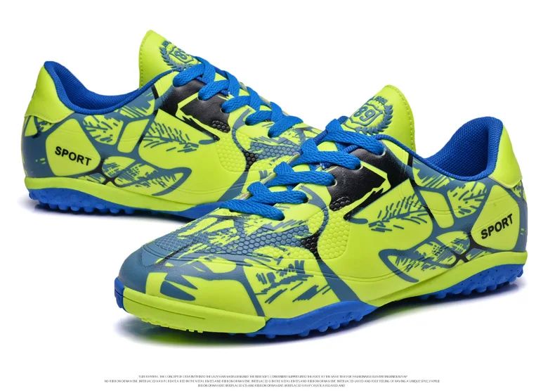 Professional Kids Soccer Shoes Men Original Football Shoes Indoor Society Cleats Football Field Boots TF/AG Fast Match Sneaker