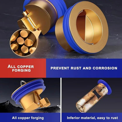 Toilet Shower Copper Floor Drain Core Anti Odor and Insect Repellent Device Springboard Self Sealing Core Bathroom Accessories