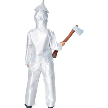 Halloween Cosplay Tin Man Costume Parent-children Clothing Adult Male Iron Man Costume Wizard of Oz Performance Stage Costumes