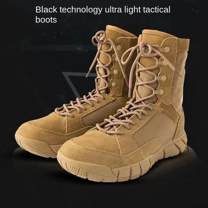 Botas Masculinas de Caminhada ao Ar Livre de Alta Qualidade Botas Táticas de Deserto Masculinas Botas Militares de Combate Masculinas