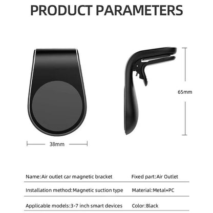 Magnetic Car Phone Holder Air Vent Mobile Phone 360 Rotation Mount For IPhone Samsung In Car GPS Smartphone Phone Holder