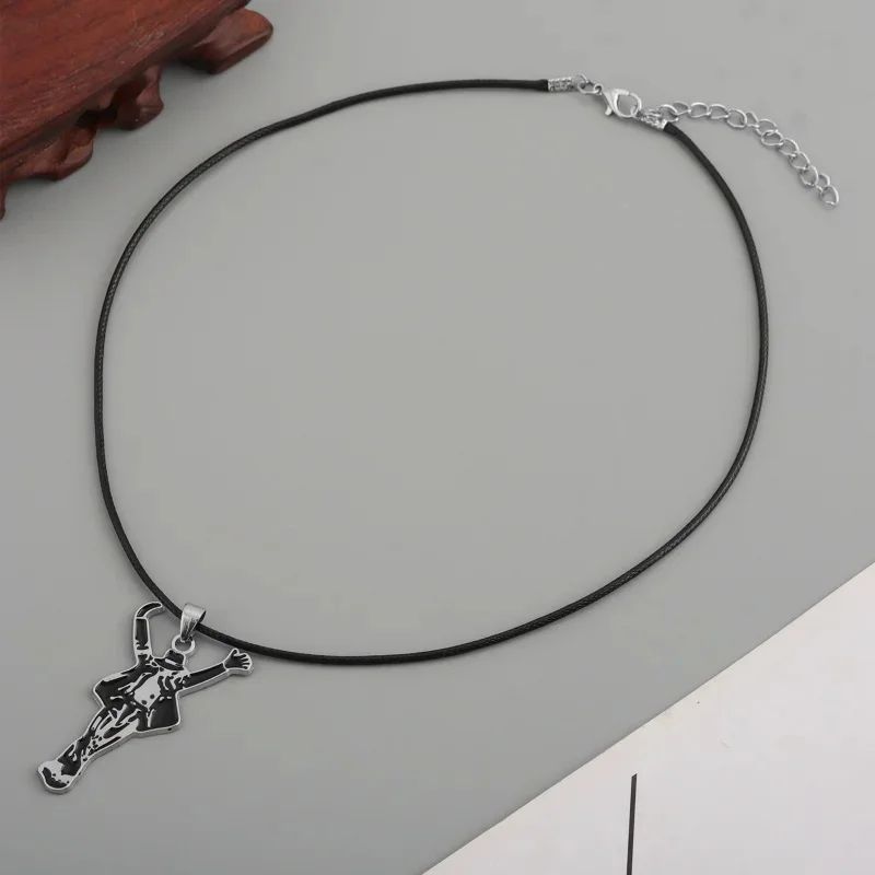 Artist Singer Michael Jackson BAD Necklace Rock Roll Everlasting Classic MJ Pendant Hot Charm Cosplay Jewelry Accessories Music
