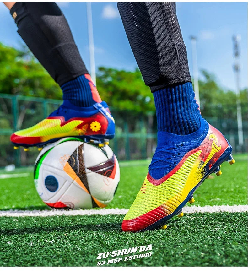 Men Football Shoes Fast Non-Slip Outdoor Football Field Boots Professional Grass Training Soccer Shoes Society Cleats Sneaker