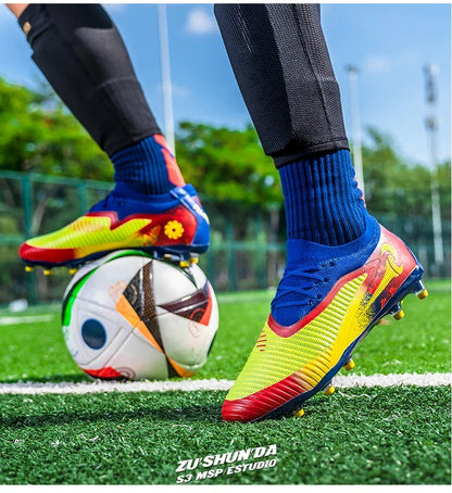 Men Football Shoes Fast Non-Slip Outdoor Football Field Boots Professional Grass Training Soccer Shoes Society Cleats Sneaker