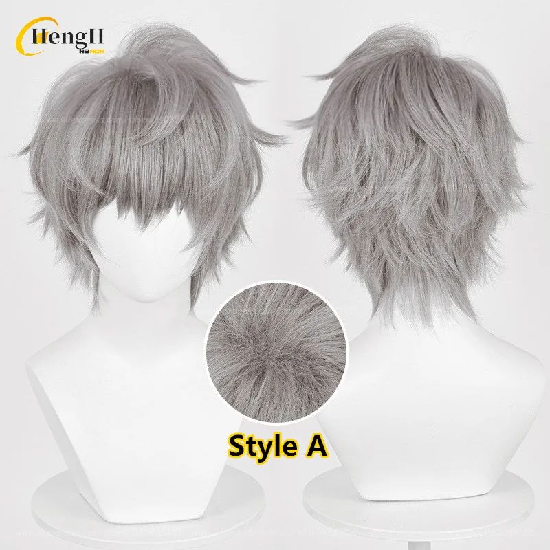 Em estoque Anime Till Ivan Luka Sua Mizi Perucas Sintéticas de Anime para Cosplay Cabelo Resistente ao Calor Perucas de Festa de Halloween + Touca de Peruca Grátis