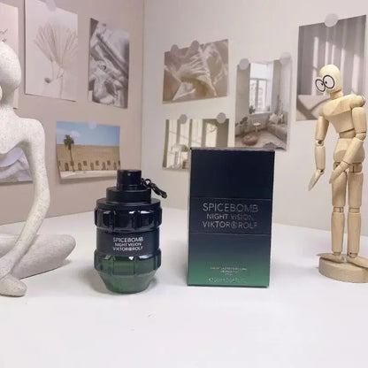Perfume Bomm Paixão Masculina Intensa 90ml Spray de Fragrância Amadeirada Picante com Variantes Verde e Preta para Presentes Masculinos de Longa Duração