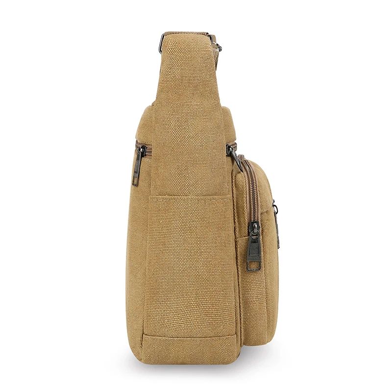 Men Canvas Shoulder Bags Casual Tote Travel Men's Crossbody Bag Luxury Messenger Bags Fashion High Quality Handbag