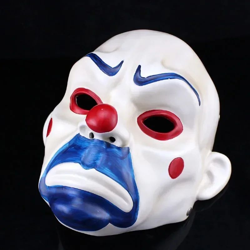 2026  Mask for Halloween Party Clown Accessories Dark Knight Joker Thief