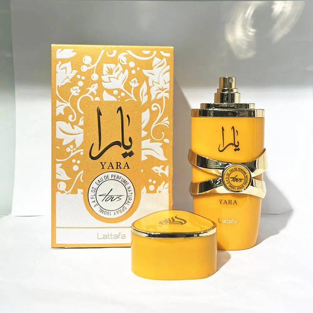 Perfume árabe feminino do Oriente Médio, spray corporal de longa duração, perfume feminino, fragrância floral, 100ml, presente para encontros femininos
