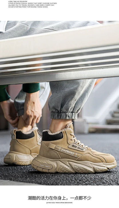 Winter Sport Shoes for Men Sports and Leisure Loafers Ankle Boots Casual Shoes Casual Sneaker Platform Sports Shoes Fashion New