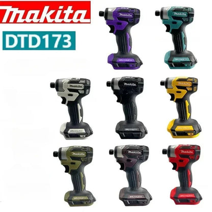 Parafusadeira de Impacto Sem Fio Makita 18V LXT com Motor Brushless Furadeira Elétrica Modos Madeira/Parafuso/T 180 N·M Ferramentas Elétricas Recarregáveis DTD173