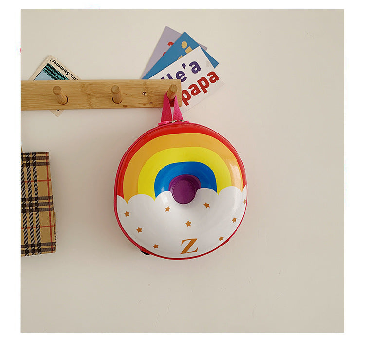 Cartoon Kids Backpack Cute Donut Eggshell Bag Fun Kindergarten Kids Backpack Boys Girls Backpack