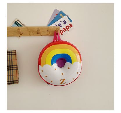 Cartoon Kids Backpack Cute Donut Eggshell Bag Fun Kindergarten Kids Backpack Boys Girls Backpack