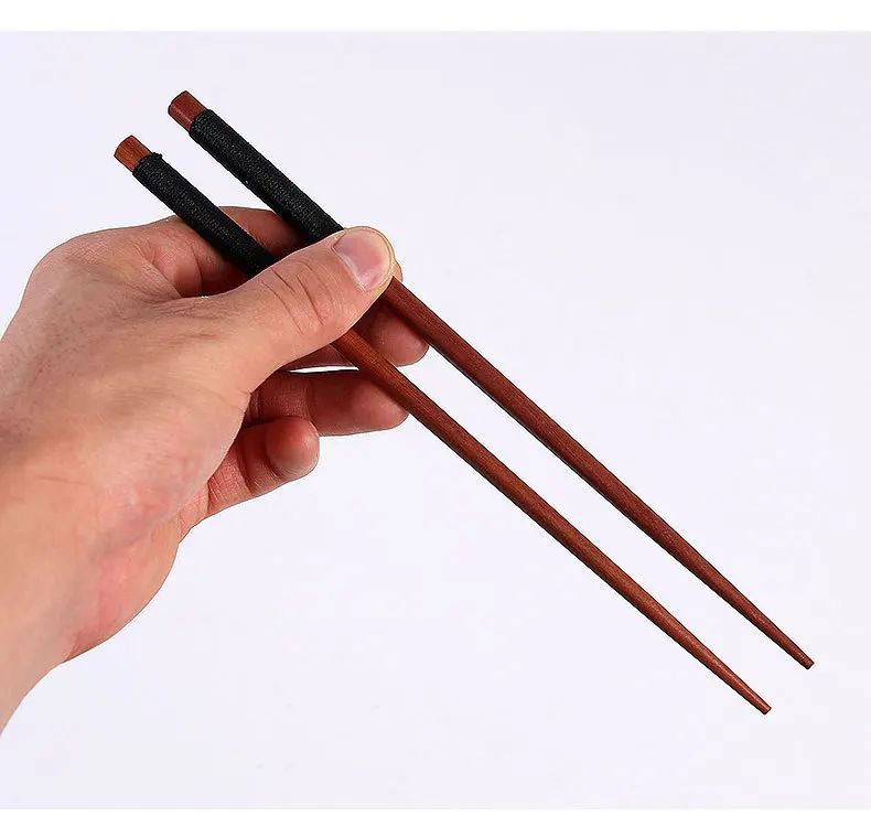 Conjunto de Hashis de Madeira Palitos de Comida Palitos de Sushi Hashis Chineses Palitos de Comida Longos