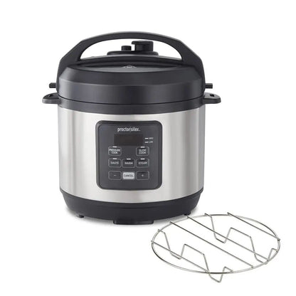 Panela de Pressão Elétrica 4 em 1 Multifuncional Cozimento Lento a Vapor Salteado Panela de Arroz Aço Inox Antiaderente 2,8 Litros Eletrodoméstico de Cozinha