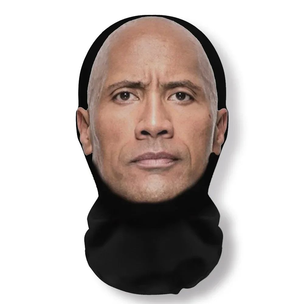 Cosplay 3D Printed Mask Stretch Mesh Full Face Mask Men and Women Role Play Headdress Hip Hop Fashion Balaclava Headdress
