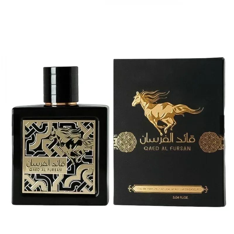 Lattafa Qaed Al Fursan Eau De Parfum Homme Spray for Unisex 100ml Original Arab Perfumes Lasting Charm Pheromones Perfume Makeup