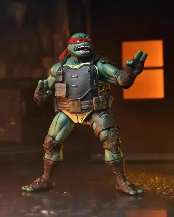 18CM NECA 54317 The Last Ronin Rafael Boneco Anime 7 Polegadas Figura de Ação Modelo PVC Decoração Brinquedo Presente