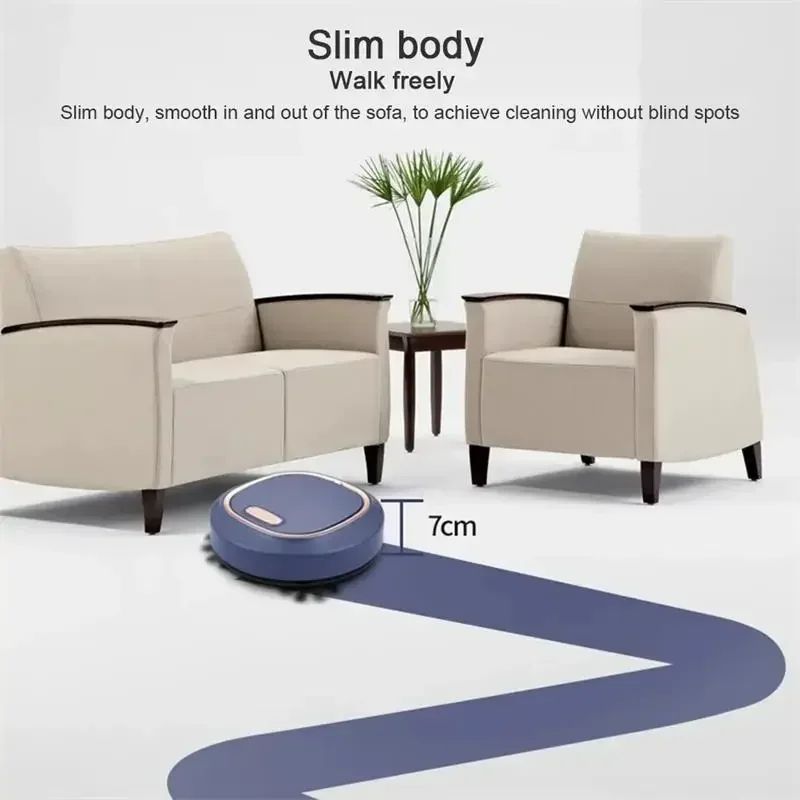 Xiaomi Smart Sweeping Robot Silent Vacuum Cleaner Sweep Mop Brush 3-in-1 Multi-function Intelligent Automatic Vacuum Cleaner