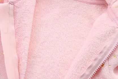 Newborn Baby Clothes Flannel Autumn Winter Baby Boys Girls Rompers Cartoon Newborn Bodysuit Soft Warm Jumpsuit for Babies 0-12M