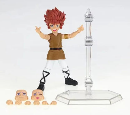 Em Estoque ST/ShineTime Saint Seiya Myth Cloth EX Áries Mu Kiki Cavaleiros de Ouro do Zodíaco PVC Action Figure Brinquedos Modelo