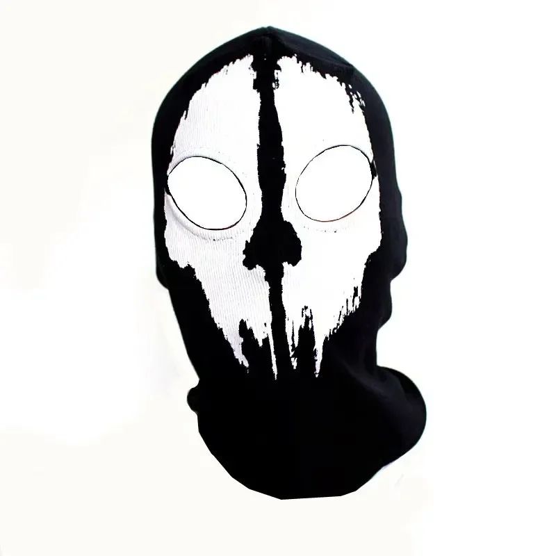 Halloween new mask Black Mask Balaclava Beanies Hats Men Ghost Skull Full Face Warmly Mask Hood Beanie Ggorros Hombre Casquette