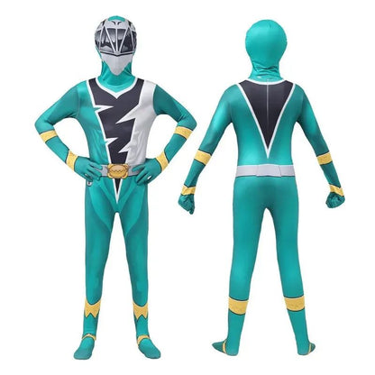 Anime Cosplay Kids Ranger Knight Dragon Team Cosplay Costume Jumpsuit Halloween Party Cosplay Halloween Carnival Suit