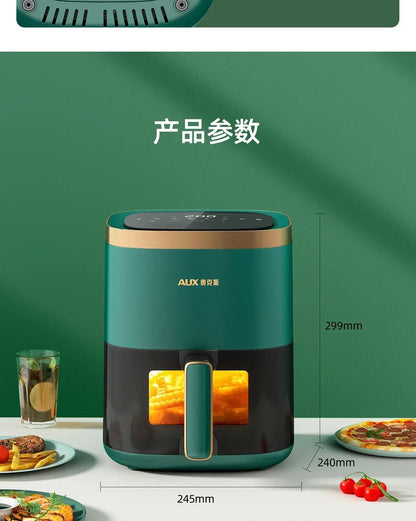 220V AUX Air Fryer and Oven Combo: Multifunctional, Fully Automatic, No Oil Technology, Easy-to-clean DD